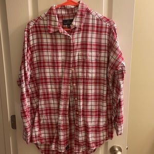 Red Lauren James Shacket